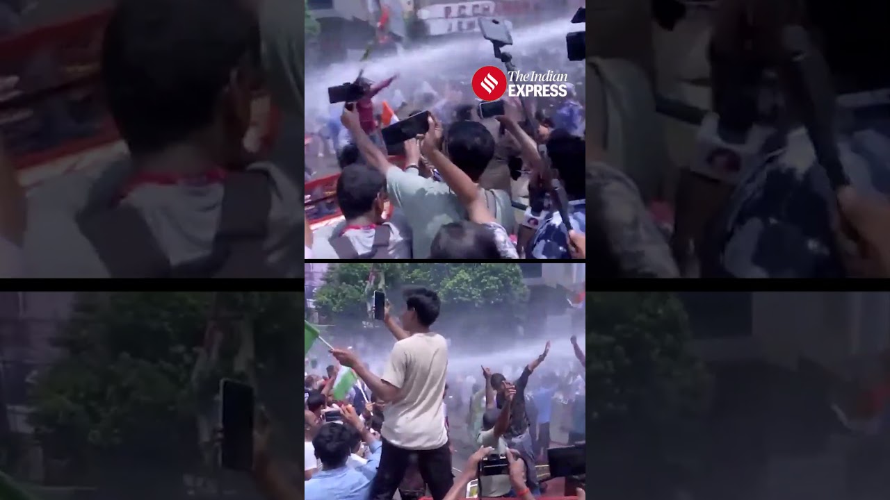 BPSC 70th Exam Protest: Police Use Water Cannons on Students Marching to Raj Bhavan in Patna