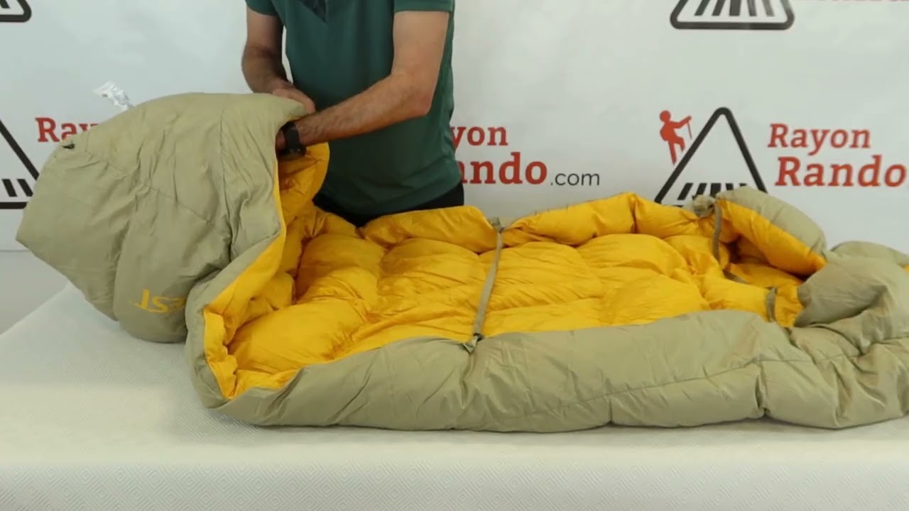 Présentation du sac de couchage Quilt Corus 32F 0C de Thermarest