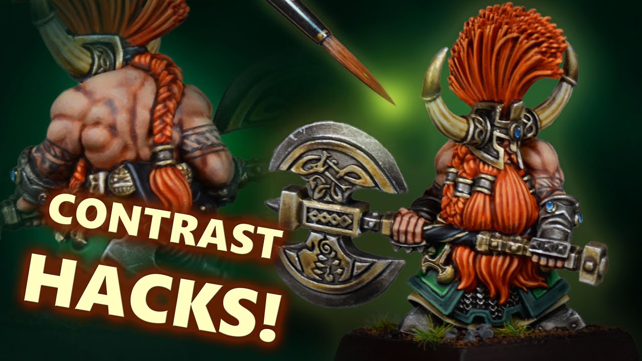 Contrast Hacks! Painting Ungrim Ironfist for Warhammer The Old World! | Dwarfen Mountain Holds