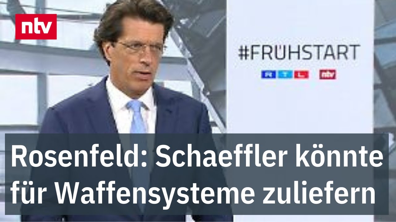 Rosenfeld: Schaeffler könnte für Waffensysteme zuliefern