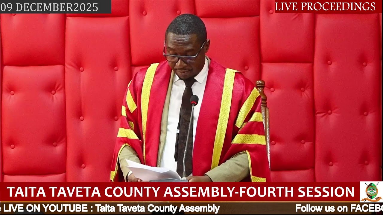 TAITA TAVETA COUNTY ASSEMBLY LIVE PROCEEDINGS 09 December 2025.