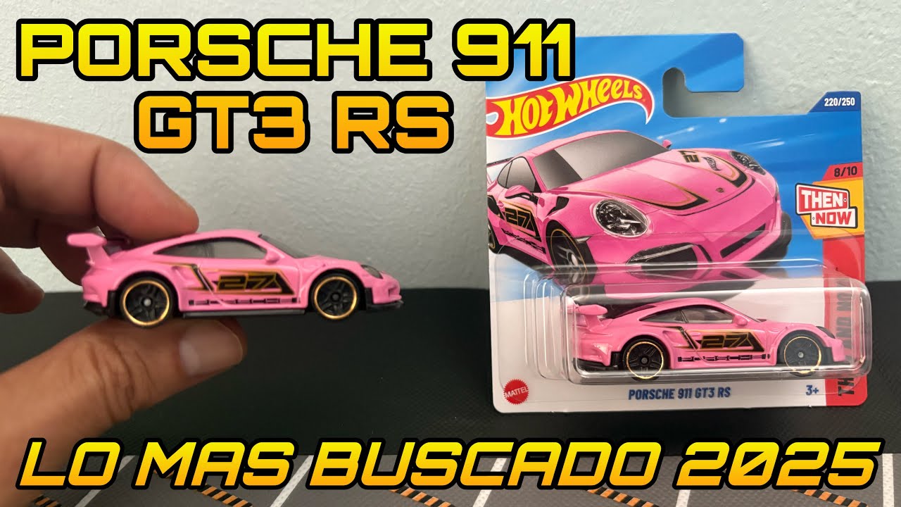 HOT WHEELS 2025 PORSCHE 911 GT3 RS PINK