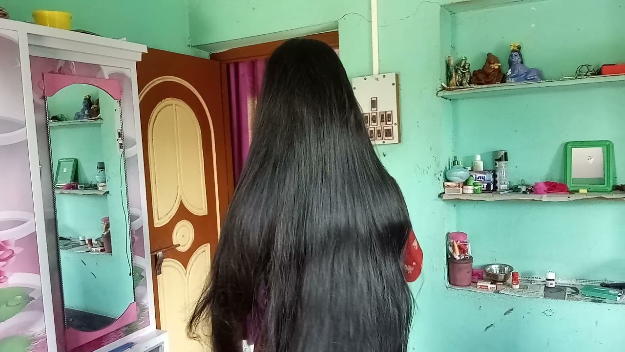 long hair bun opening play