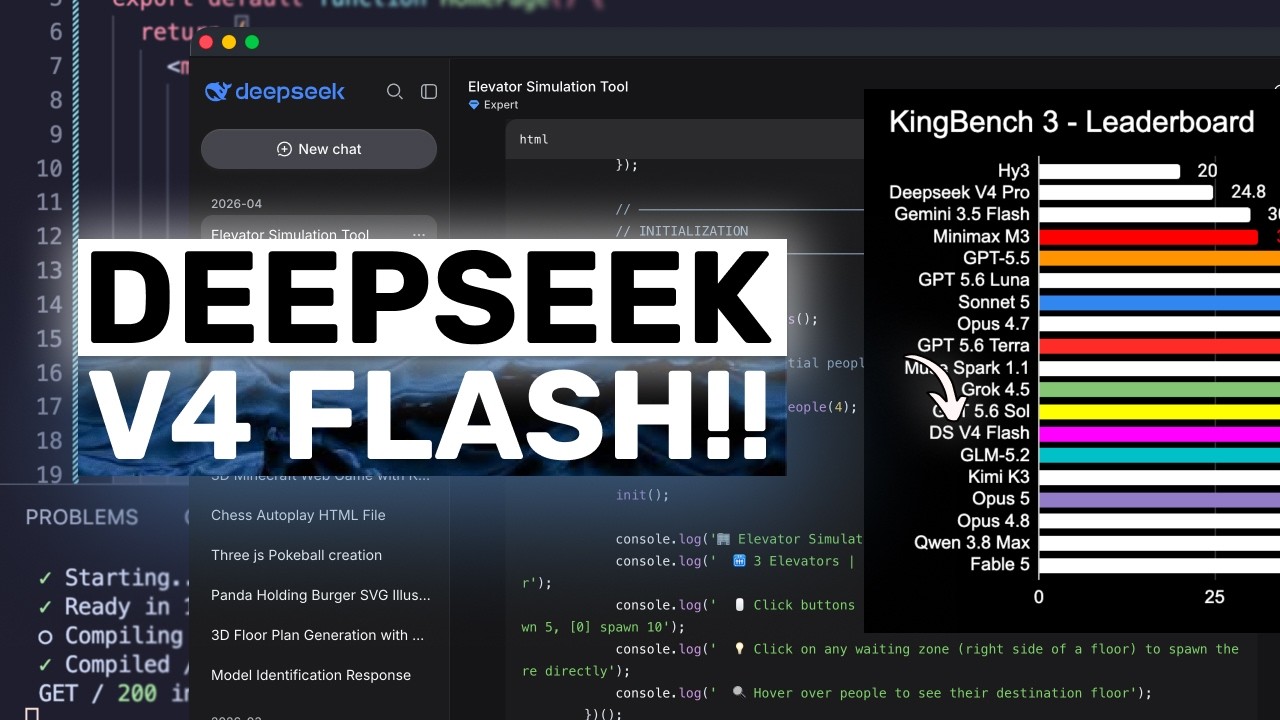 Deepseek V4 Flash (0731 &mdash; Полное тестирование): ТОП-5 в моих тестах! Это НАСТОЯЩЕЕ ВОЗВРАЩЕНИЕ!!!