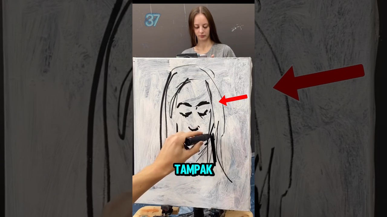 Dari Coretan Biasa Menjadi Lukisan yang Memukau 🎨 😲!!