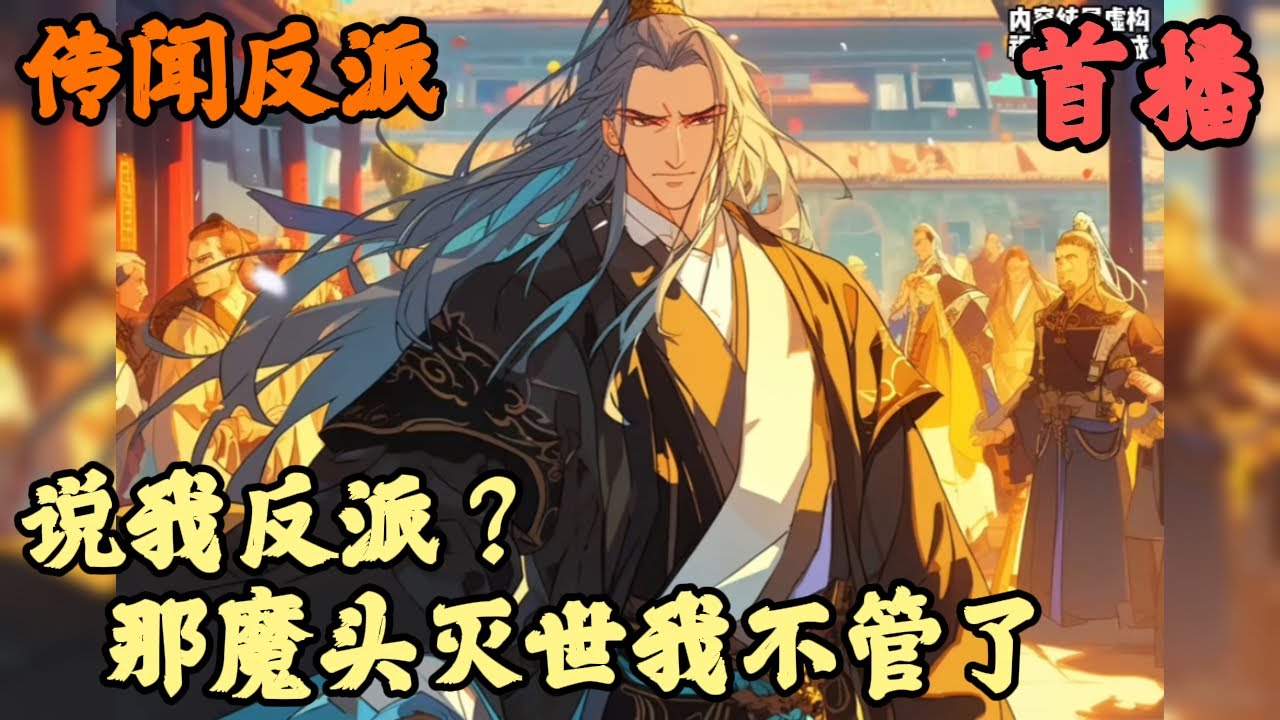 【东方玄幻】🔥《首播》💥【说我反派？那魔头灭世我不管了】传闻反派 1-48章節  一句大師兄好像在修練魔功，我就從人人愛戴的大師兄變成了大魔頭，