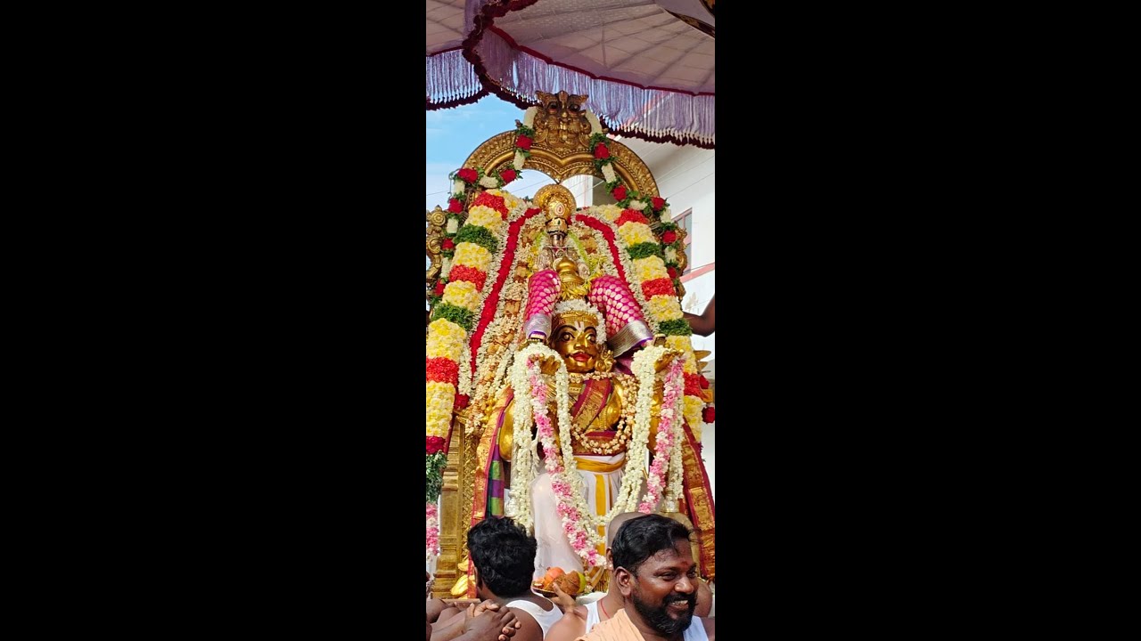 ஸ்ரீ வீரராகவ பெருமாள் கருட சேவை வீதி உலா திருவள்ளூர்.