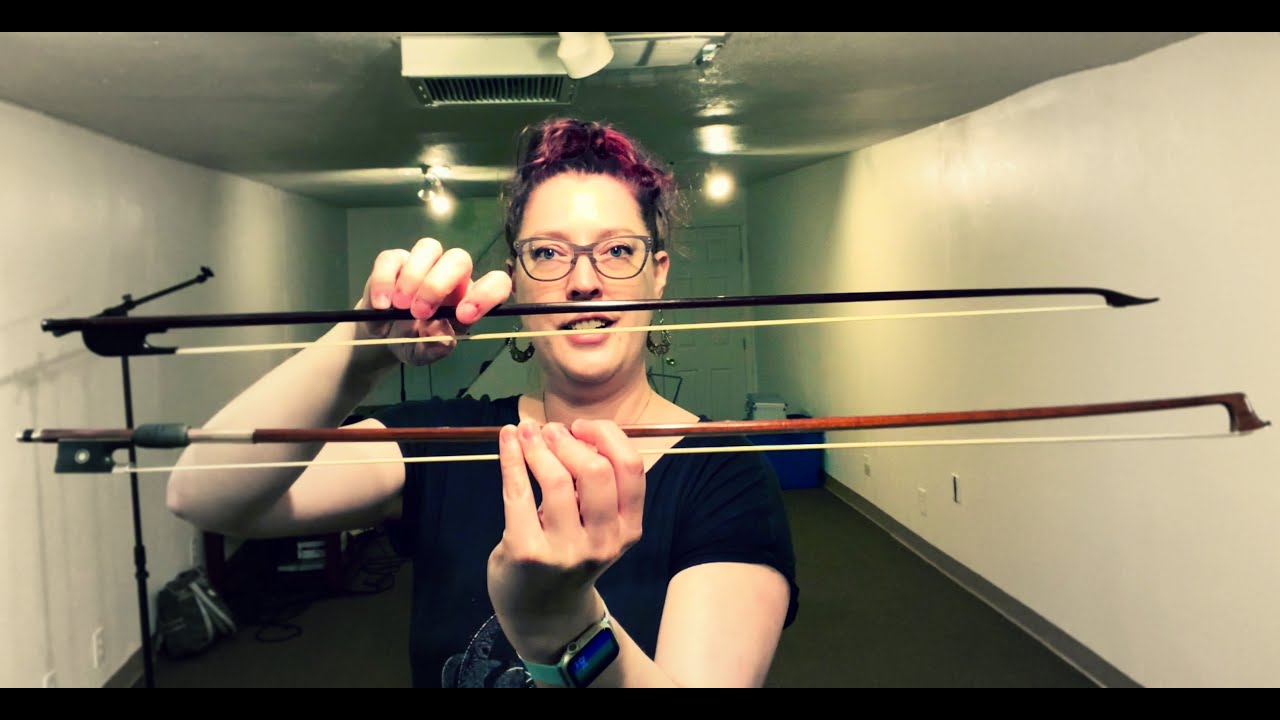 Brief Demo: Baroque Violin Bow Vs. Modern Bow