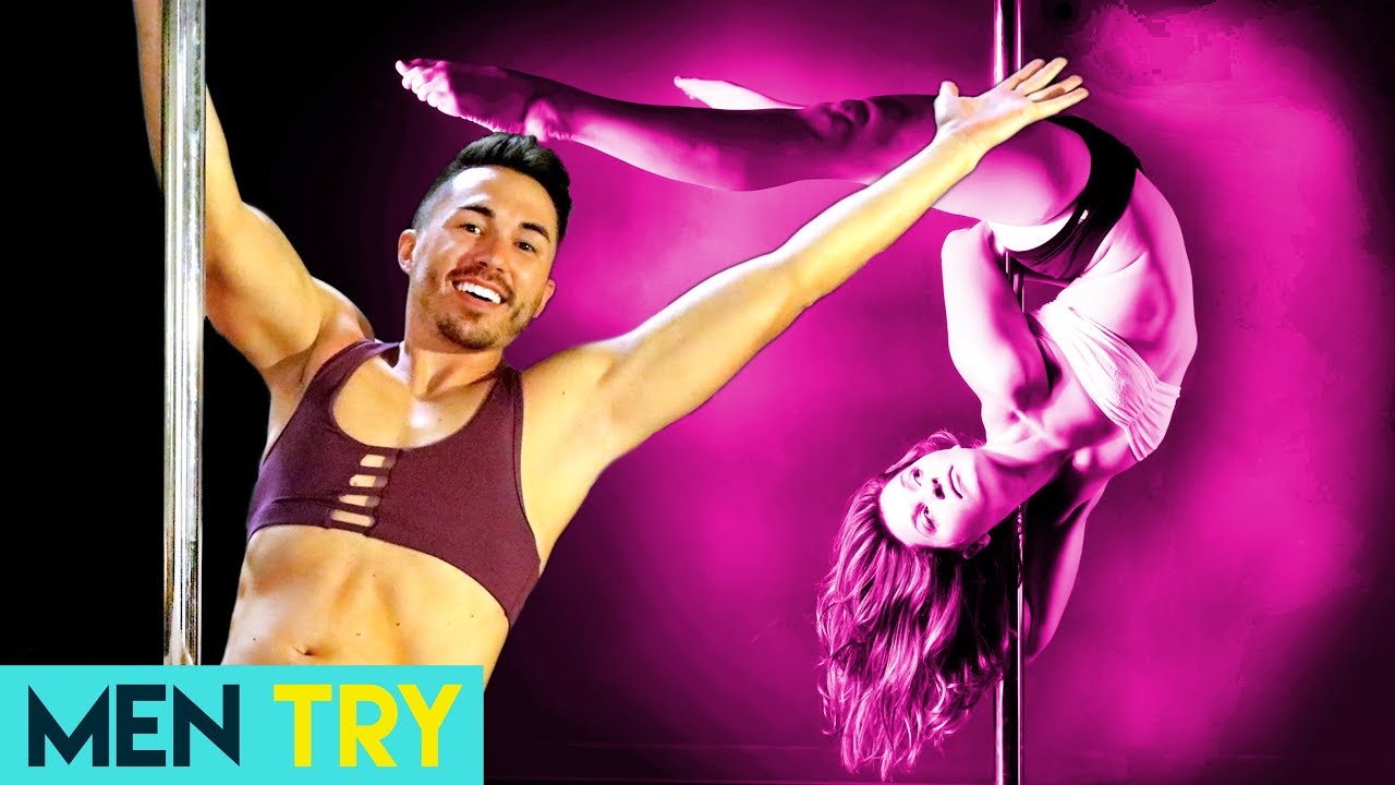 Men Try Pole Dancing for the First Time!