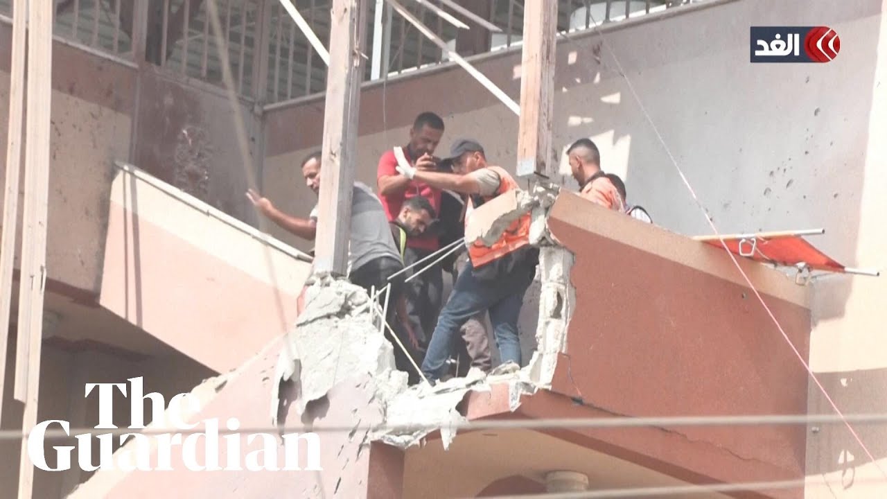 Footage captures second Israeli strike on Gaza hospital, killing rescuers and journalists