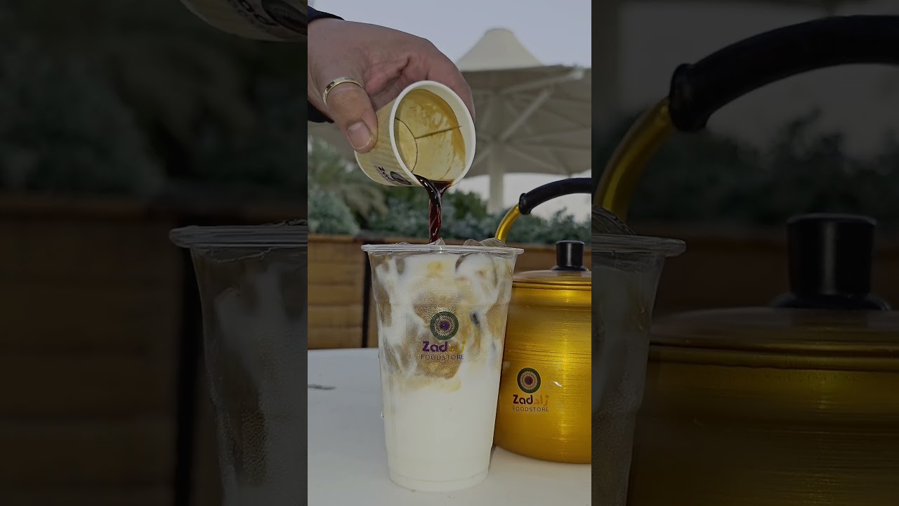 Turning tea into iced bliss, one pour at a time. 🍵❄️📍Location: Al Qudra Cycle Path