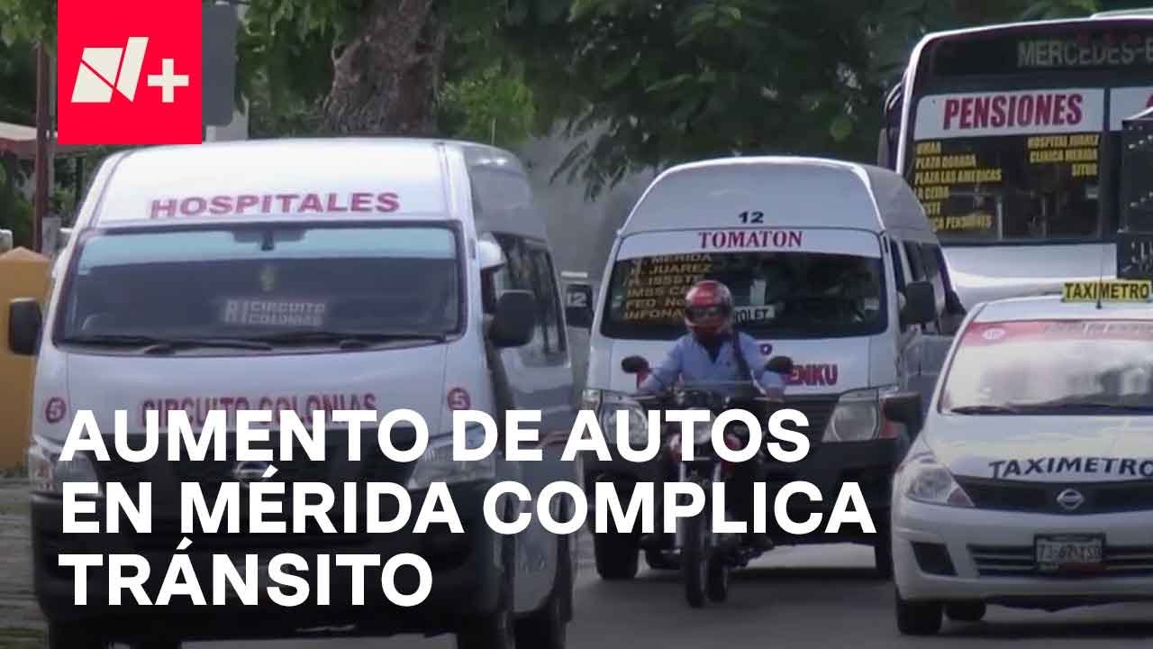 Movilidad en Mérida; Aumento de autos complica tránsito - En Punto