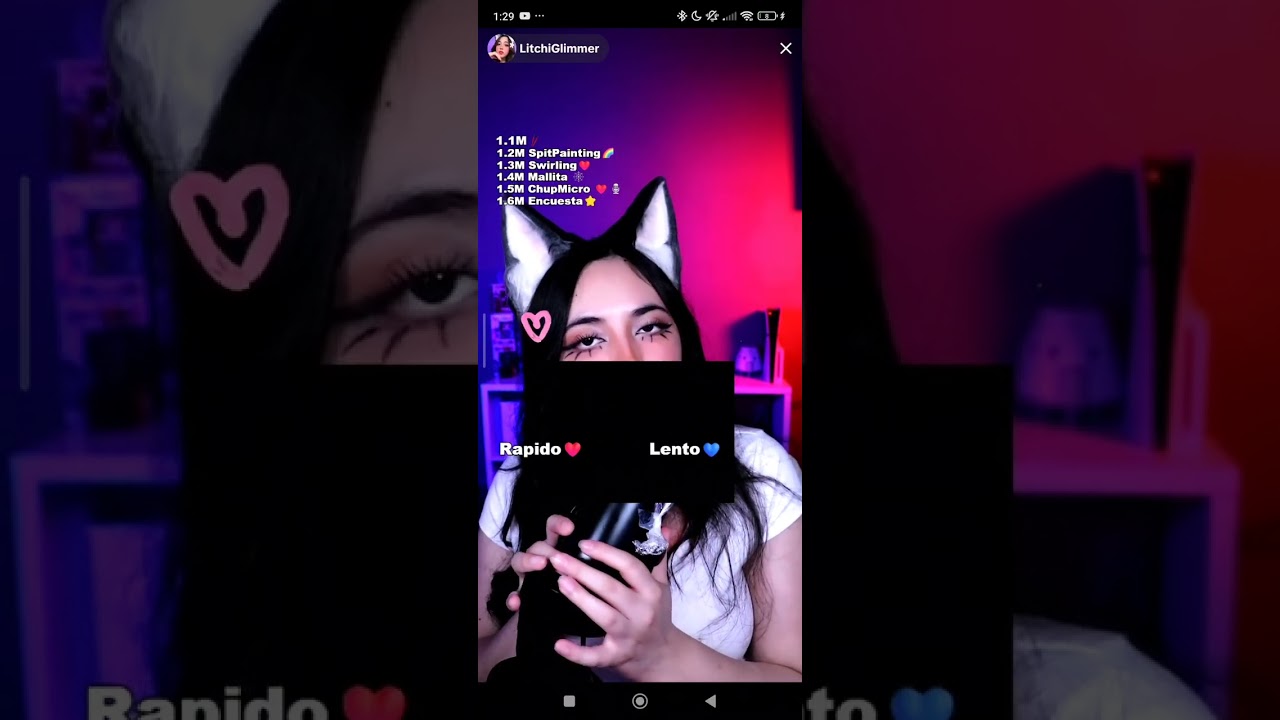 Litchi Glimmer ASMR live ChupMic