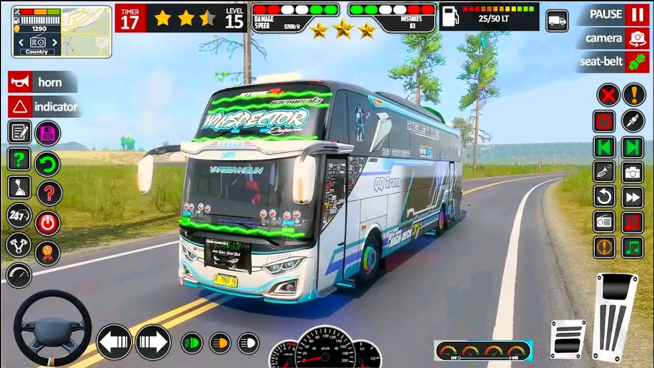 Bus Coach Driving Game Real Bus Simulator Game Android Gameplay 