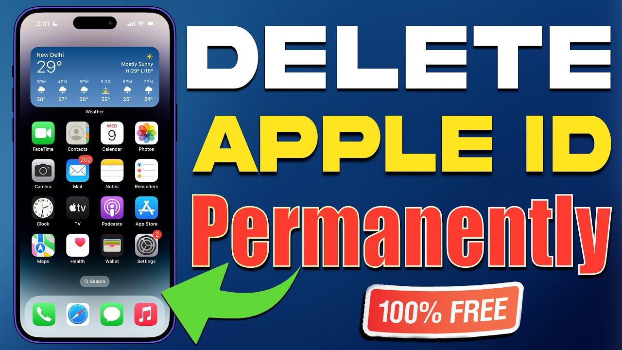 How to Delete Apple ID Account Permanently? Delete iCloud Account Permanently (2023)