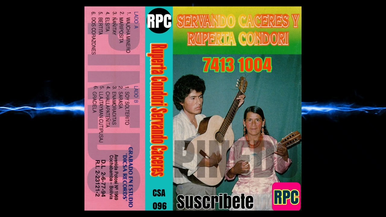 🇧🇴🇧🇴 SERVANDO CACERES Y RUPERTA CONDORI  MATERIAL VERSI&Oacute;N ORIGINAL CD  DEL A&Ntilde;O 94