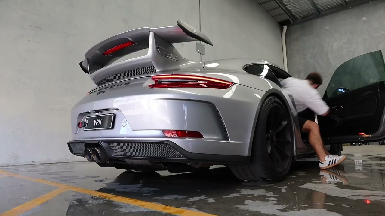 Porsche GT3 991.2 Engine Start Titanium Exhaust