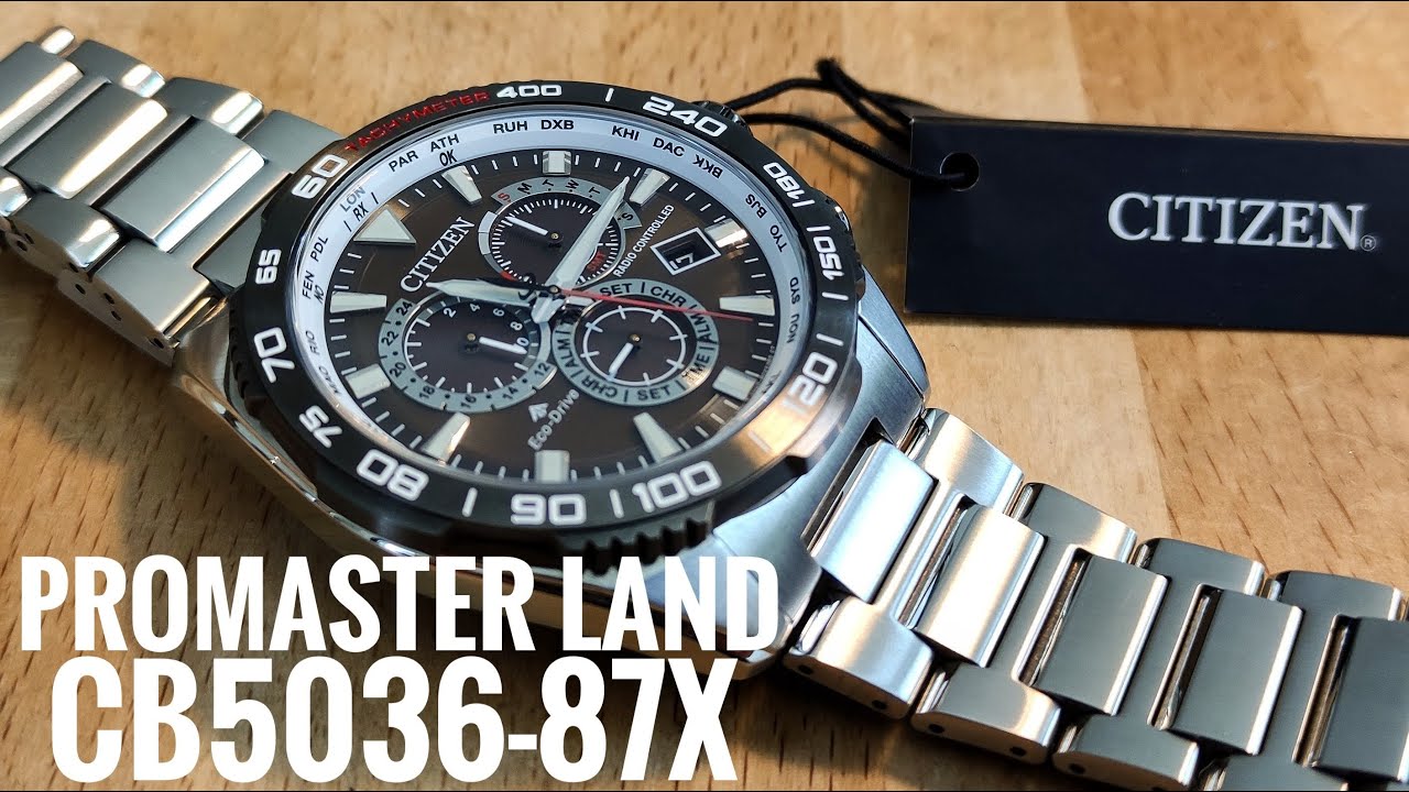 Citizen Promaster Land CB5036-87X Funk-Solaruhr Eco-Drive Review deutsch