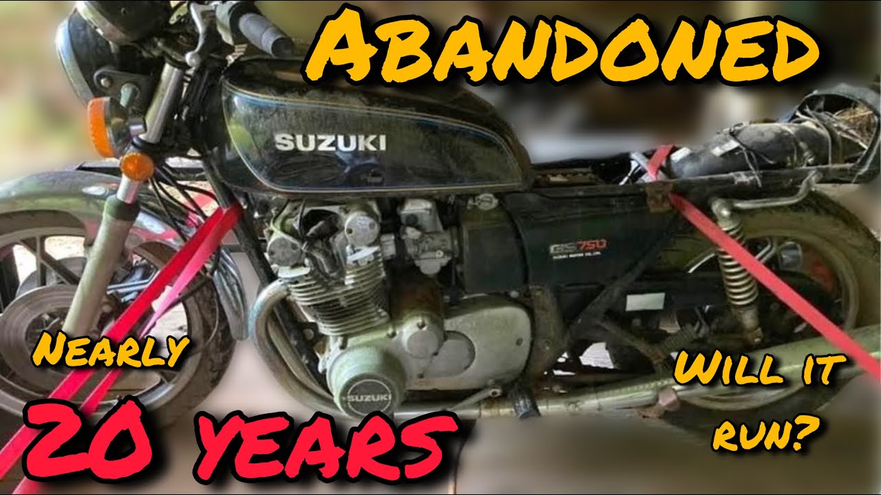 Will It RUN?? 1978 Suzuki GS750 Abandoned. New Project Budget Build!!!