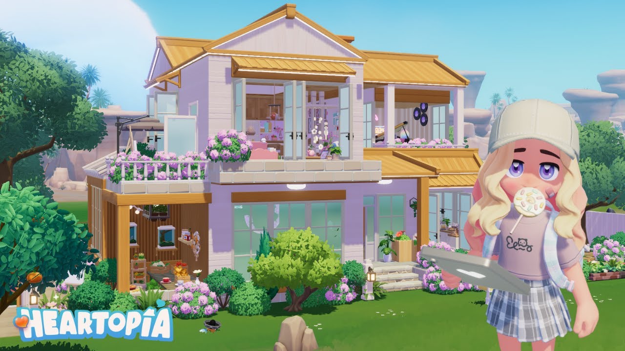 Heartopia 💗 Экскурсия по моему новому уютному дому 🎀 9 участков
