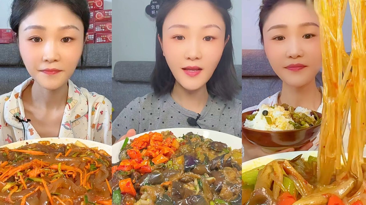 1 Hour ASMR Mukbang | Satisfying Eating Sounds for Sleep, Relaxation & Study #1165
