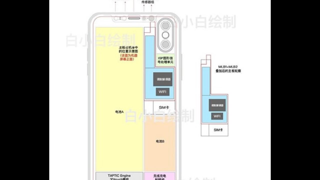 Alleged leaked Apple iPhone X schematics reveal dual cameras and A11 chip