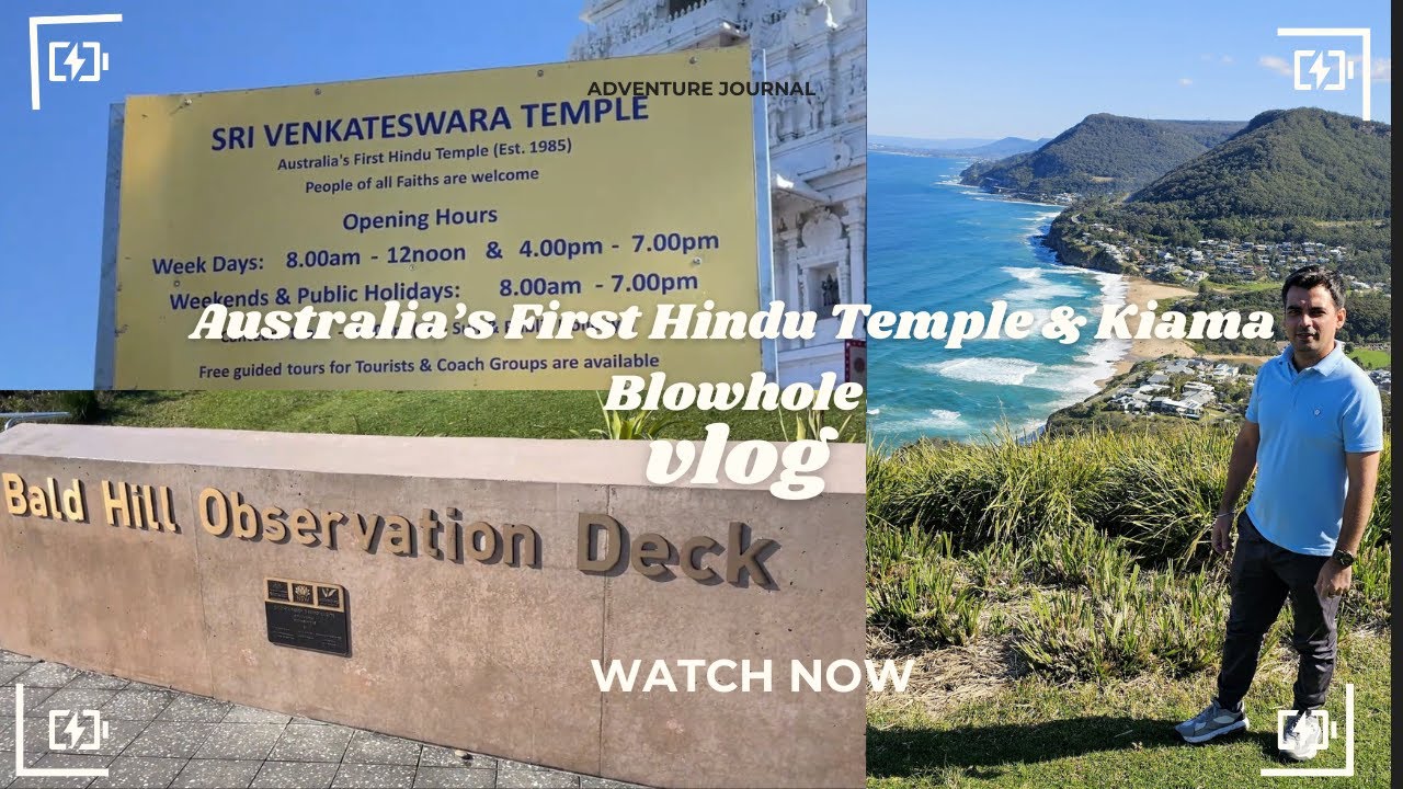 Australia’s First Hindu Temple (Sri Venkateshwara) Kiama Blowhole - Sydney #trending #viral #travel