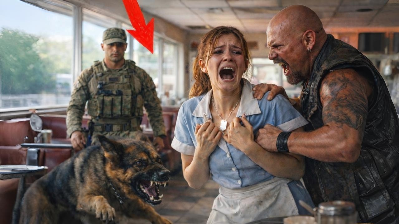 Bikers Trapped a Waitress — Until They Noticed the Navy SEAL and His K9