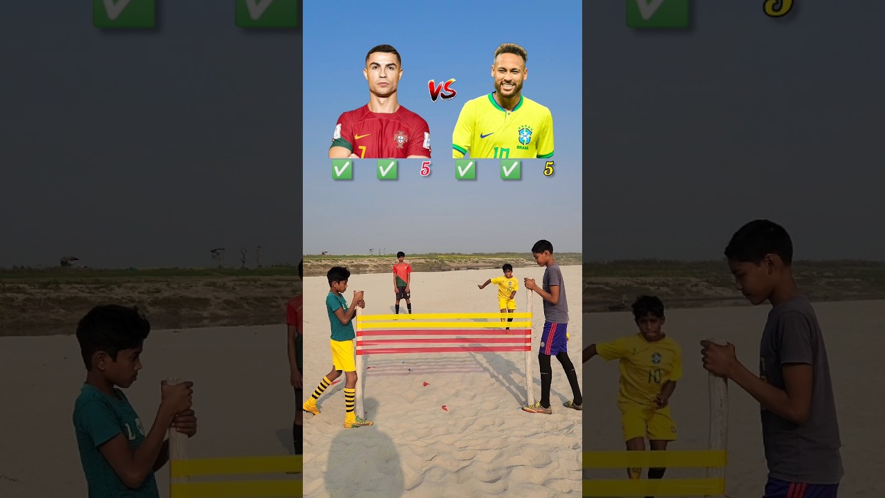 Ronaldo vs Neymar ⚡ SPEED CHALLENGE 