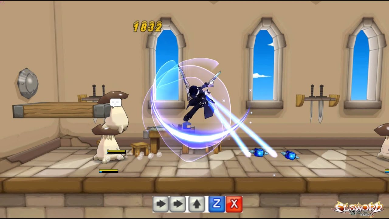 [Elsword]Lu/Ciel Combo and Skill solo