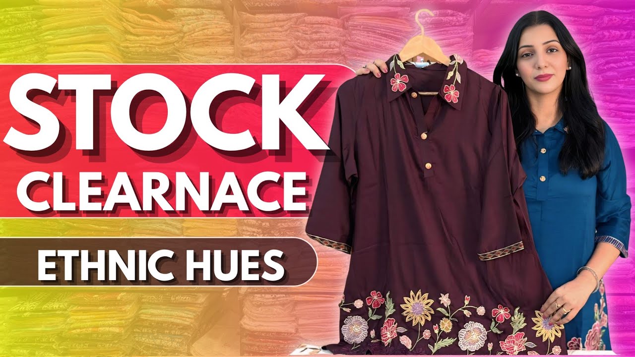 STOCK CLEARANCE SALE | DESIGNER CORD SETS, SUITS & PARTY WEAR ARTICLES 