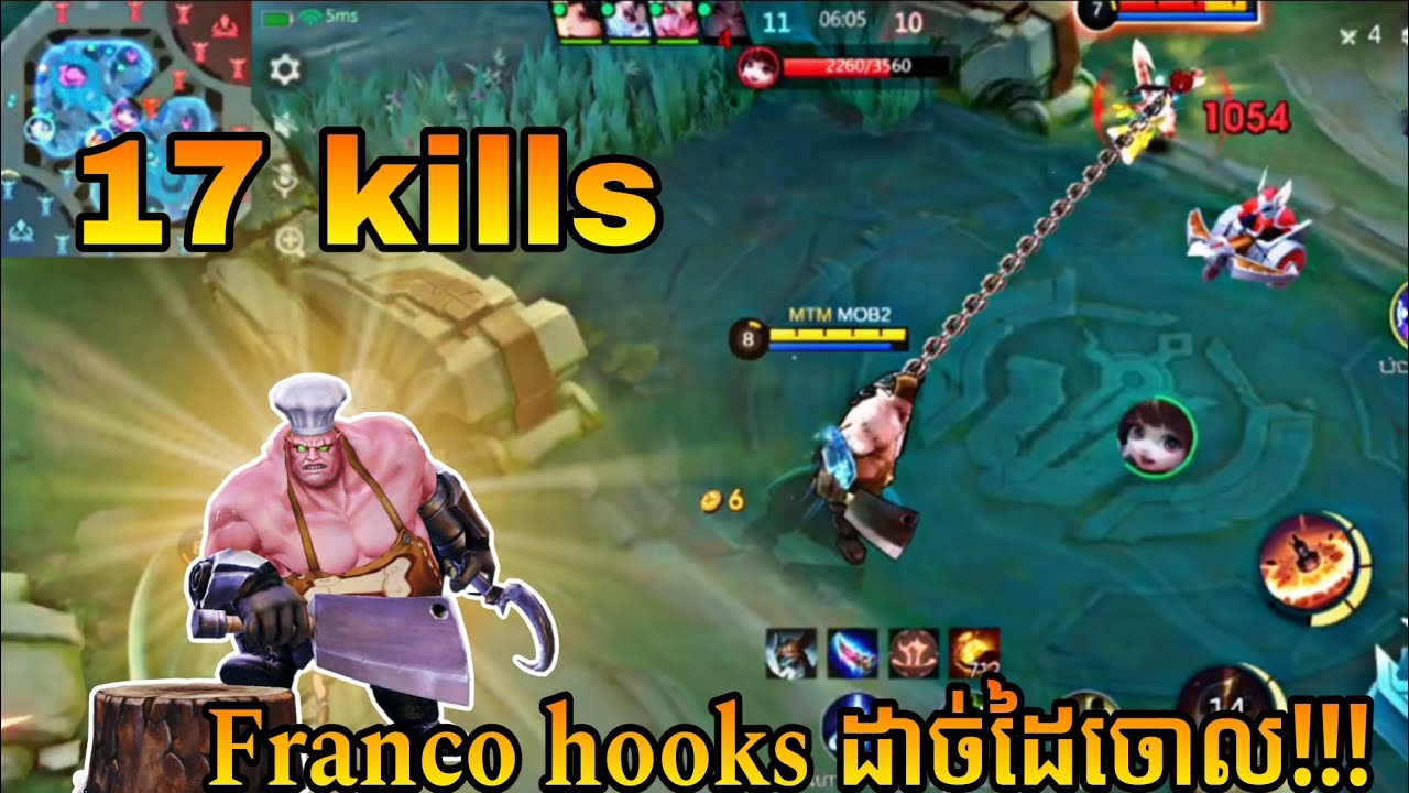 Franco hooks enemy ដាច់ដៃចោល !!! 