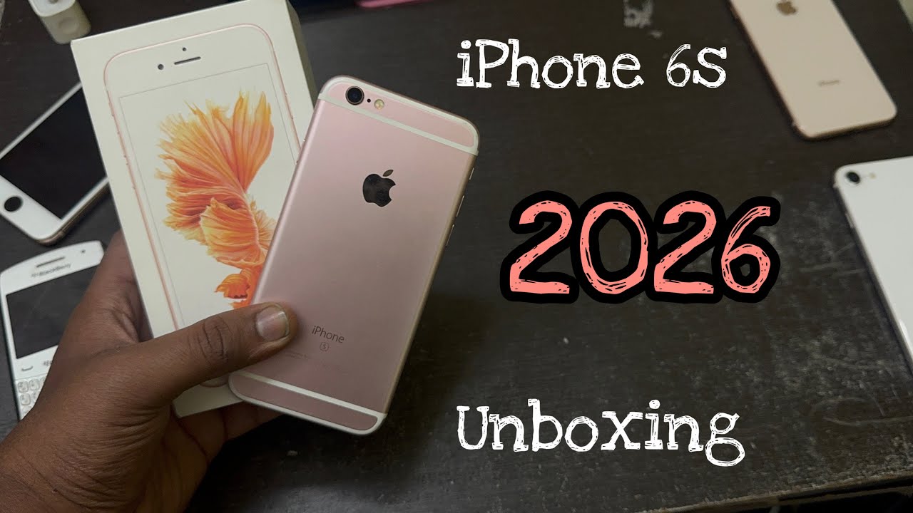 Распаковка iPhone 6s в 2026 году