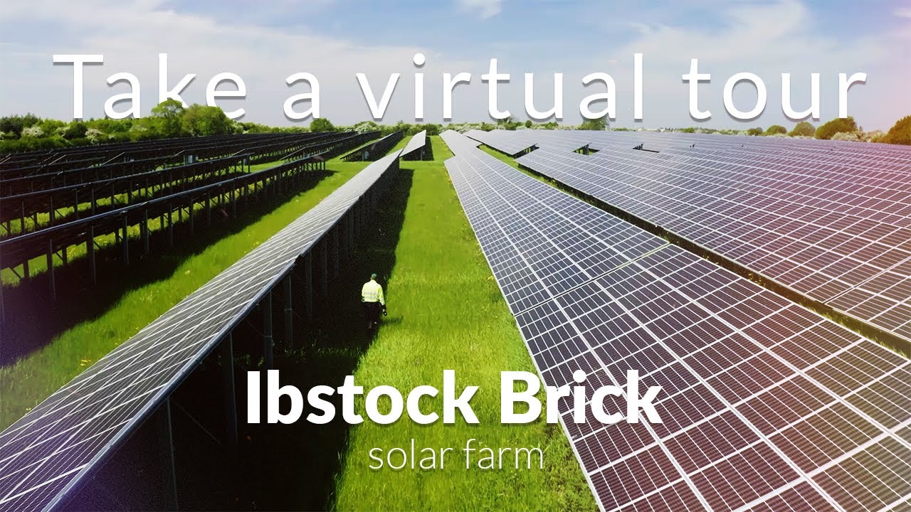 Virtual tour of Ibstock Brick solar farm, UK