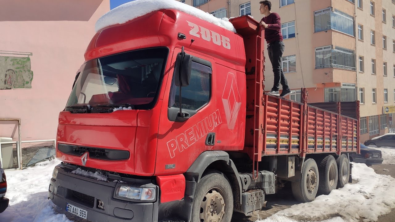 Renault Premium 370 Kırakayak  İnceleme/Soğuk Havalarda Kamyon Nasıl Çalıştırılır#renault#kırkayak