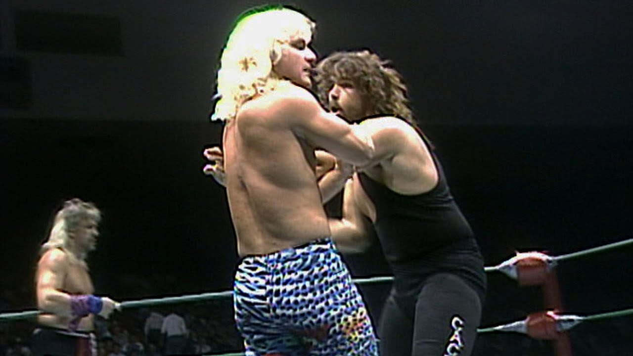 Cactus Jack collides with Jeff Jarrett and Rock 'n' Roll Express in rare AWA Gem