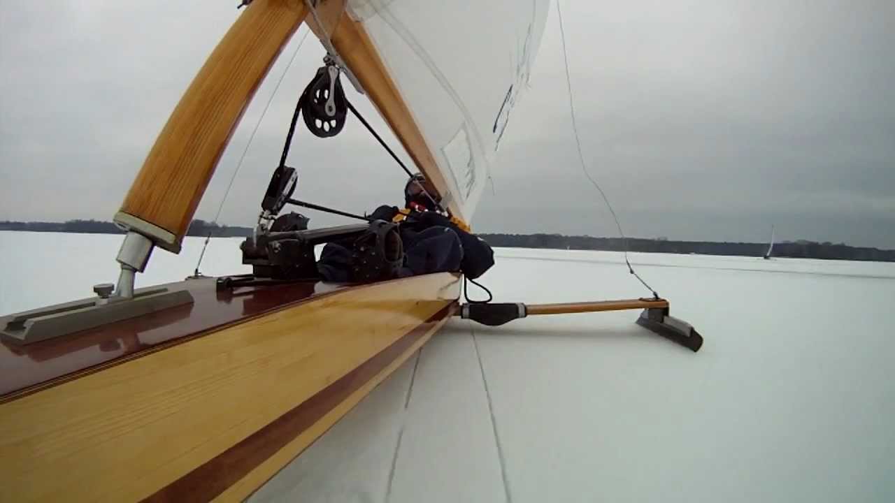 DN Eissegeln Tegeler See / Berlin 2012 (HD)