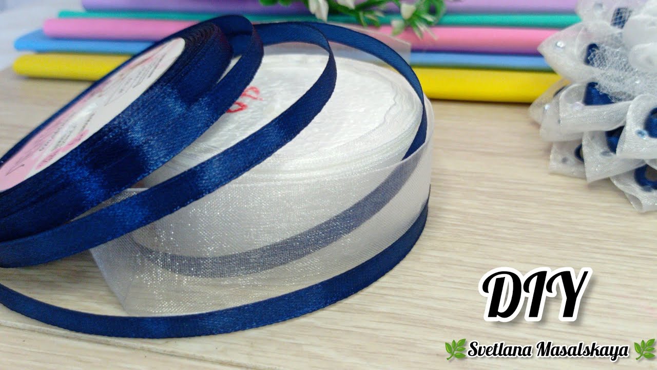 DIY /🎀 ПРЕВОСХОДНО/Школьные бантики без заморочек / Вы и заказчики  будете довольны🎀No hay problemas
