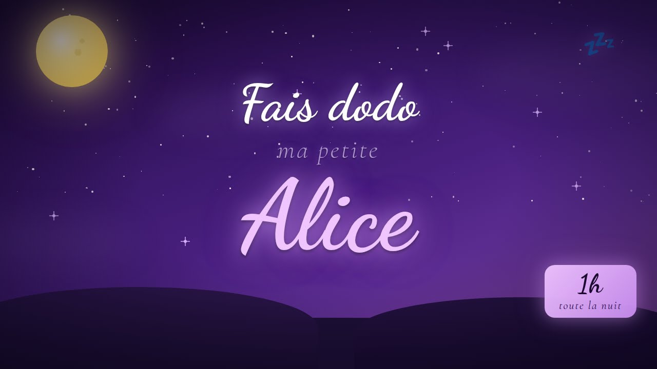 Berceuse Alice — 60 min de musique douce pour dormir toute la nuit 🌙