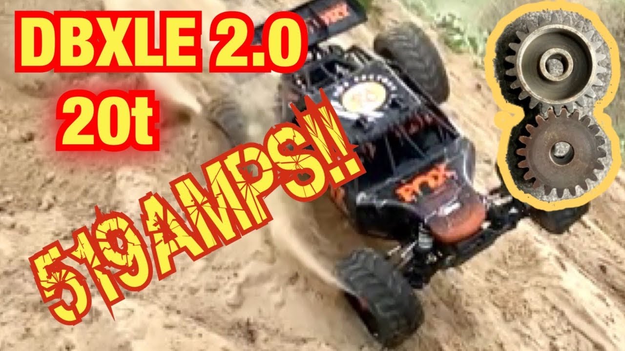 Castle Powered DBXLE 2.0 with 20t Pinion