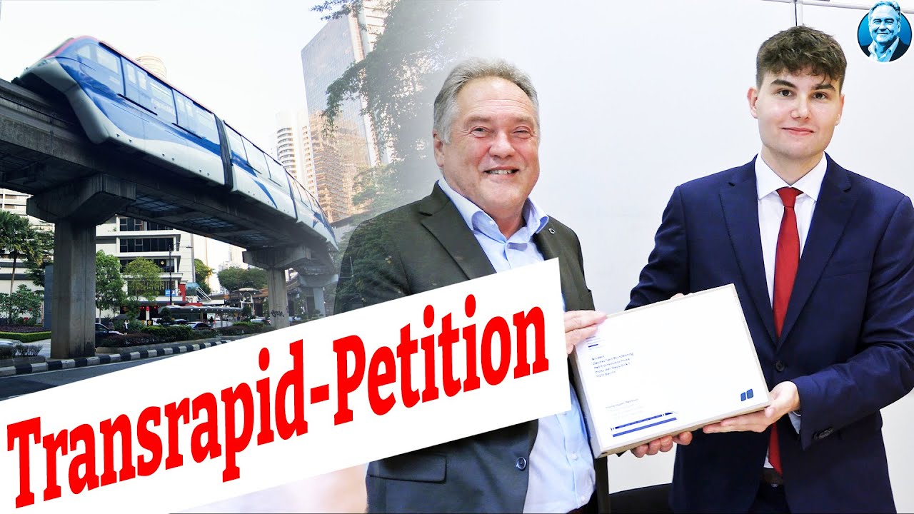 Transrapid Petition Übergabe #transport #verkehr #politik #petition #afd #bundestag #modern