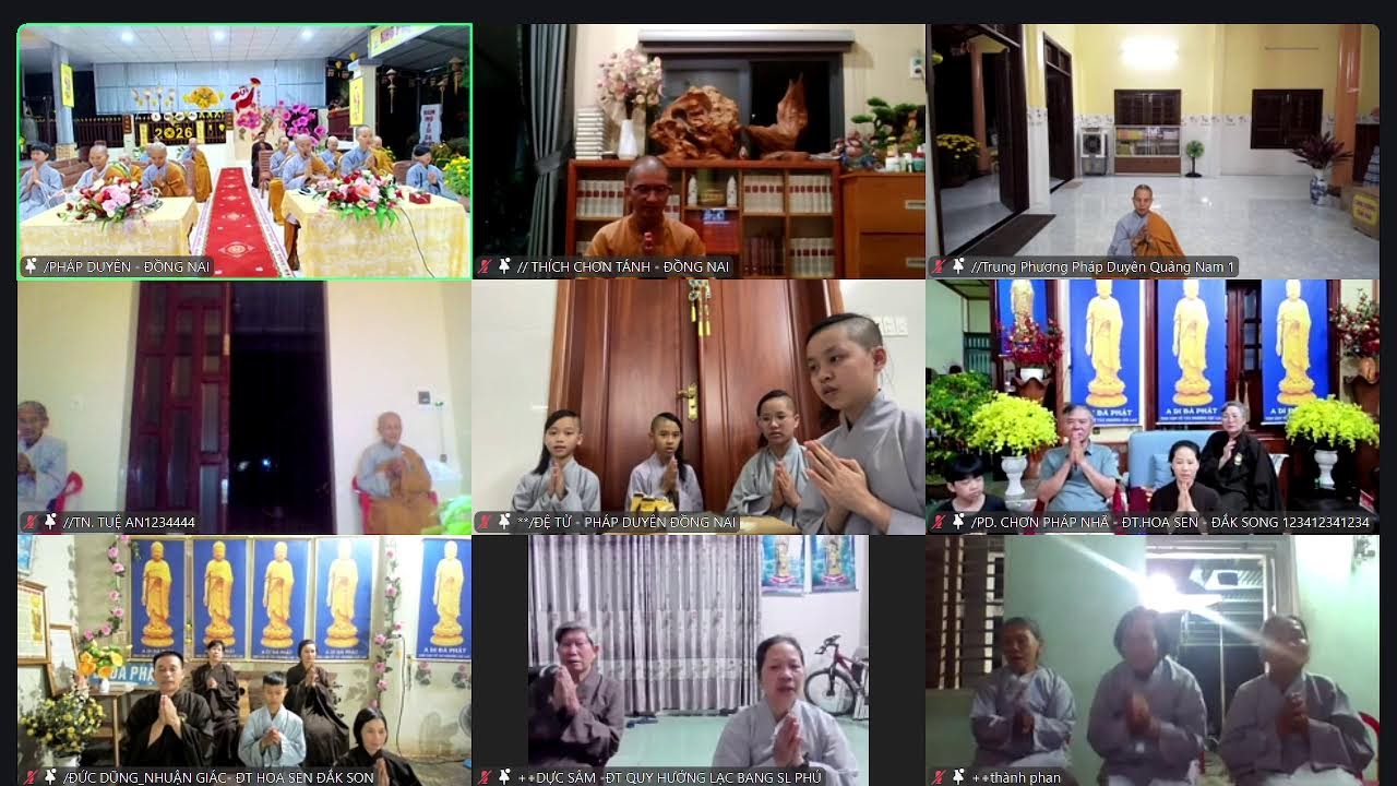 ĐT Pháp Duyên Cộng Tu 21/2/26 - Hành Theo Ấn Tổ..