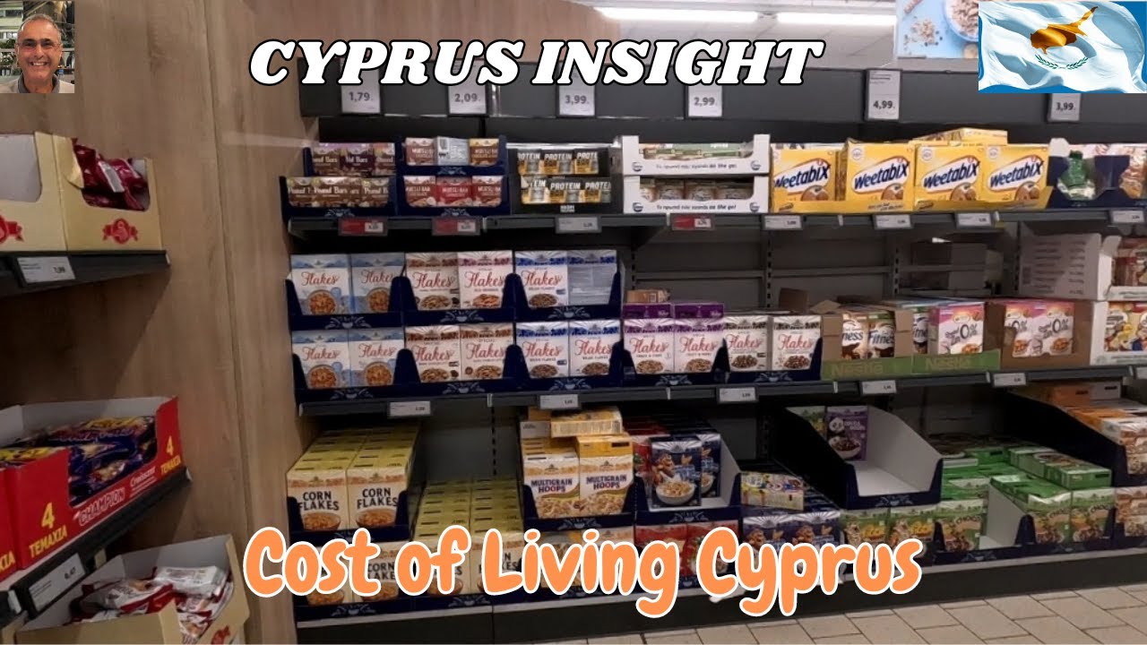 Cost of Living Cyprus 2024 -  Grocery Shopping Lidl Ormidia