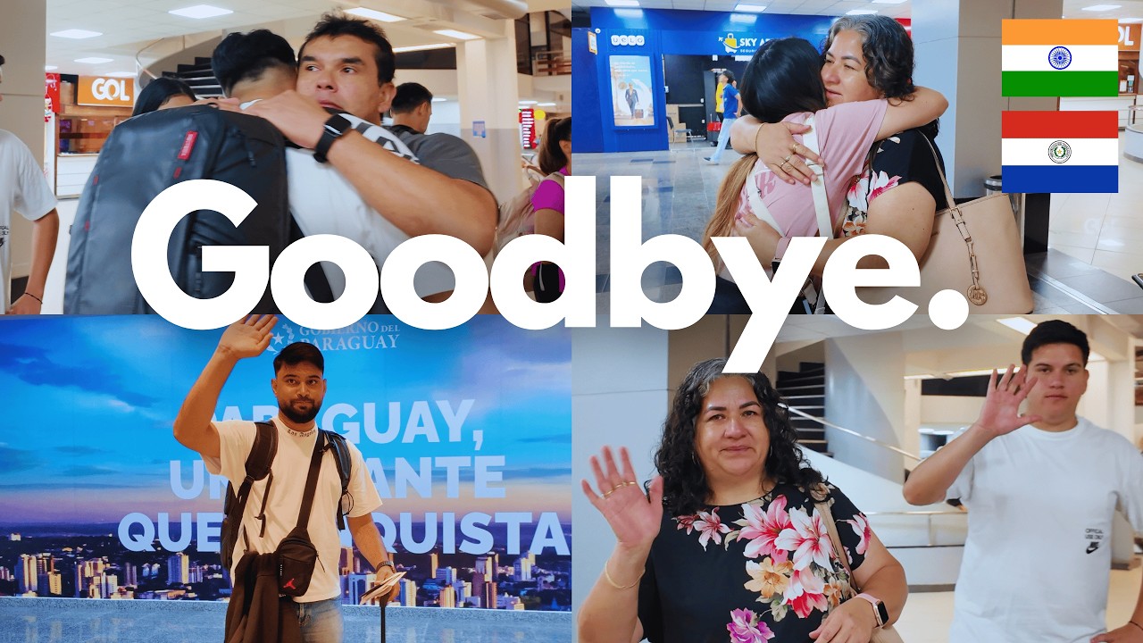 Goodbye Paraguay…🇵🇾✈️ Leaving My Country with My Indian Husband 💔🇮🇳