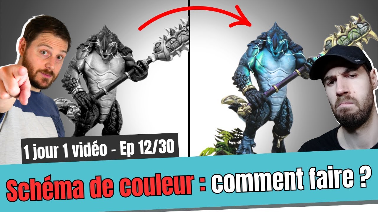 Comment bien définir son schéma de couleur avec Jyrio ? - apprendre la peinture sur figurine