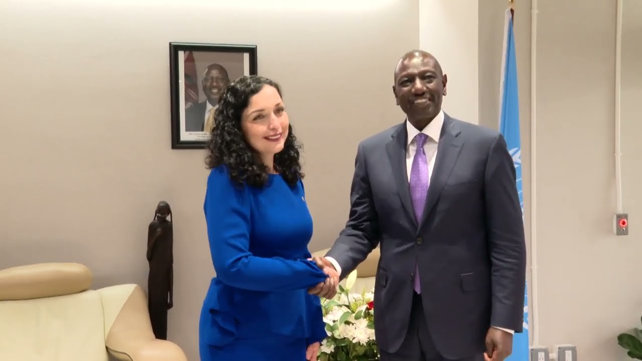 President Ruto holds talks with Kosovo President Vjosa Osmani at the Kenyan Mission in New York