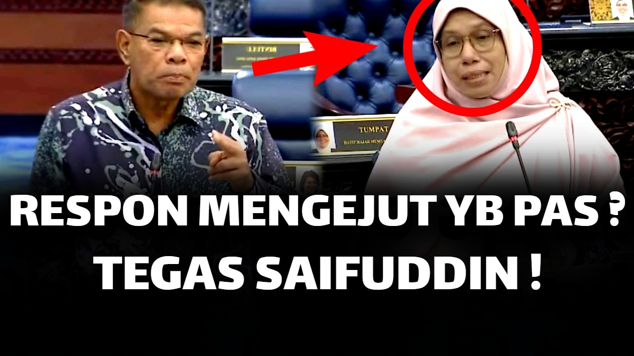 RESPON MENTERI KDN MENGEJUT YB PAS ? TEGAS SAIFUDDIN !