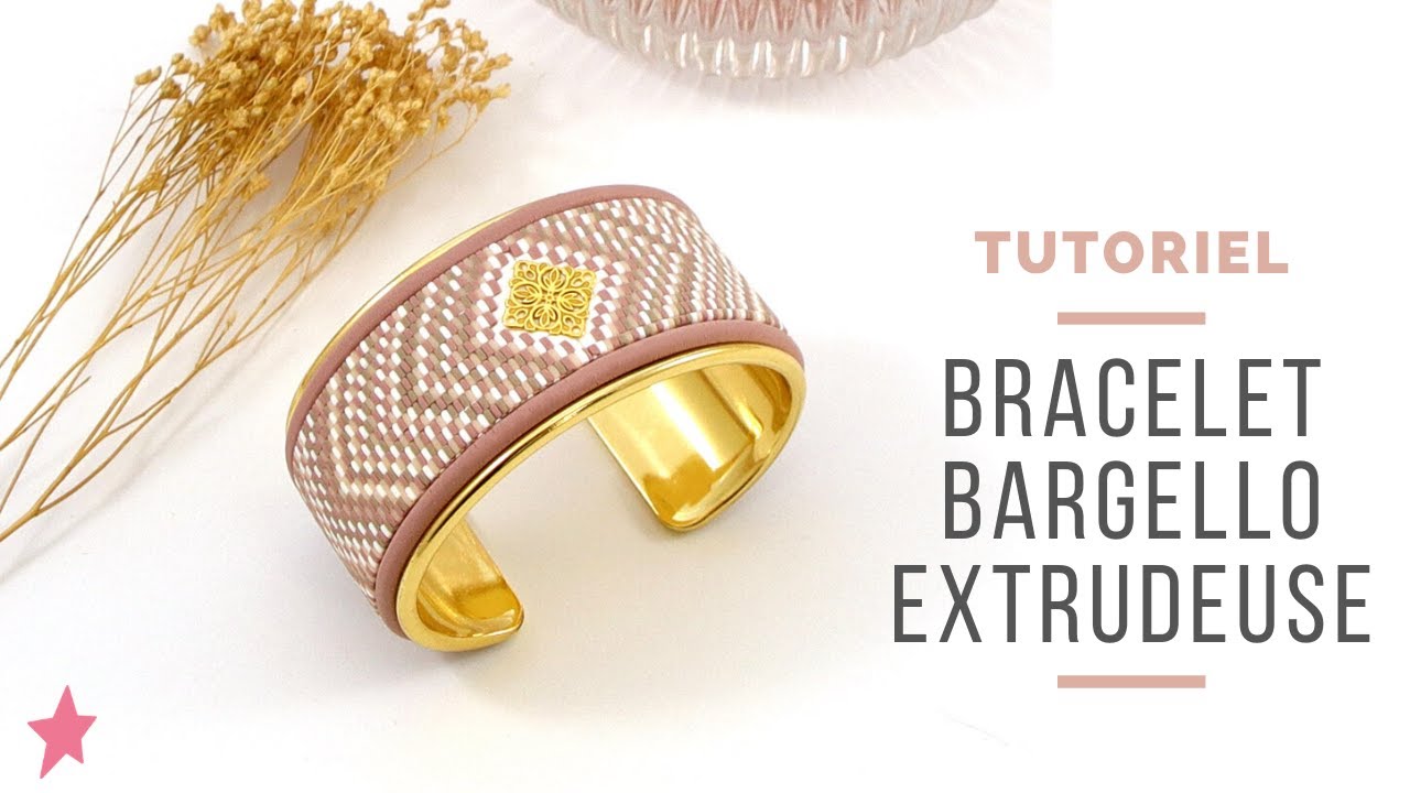 TUTO | Réaliser un Bracelet machette en Polymère un motif Bargello (avec une extrudeuse)