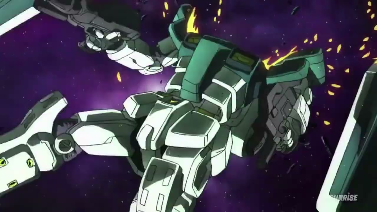 Shinju Inui take down ace Gundam pilot