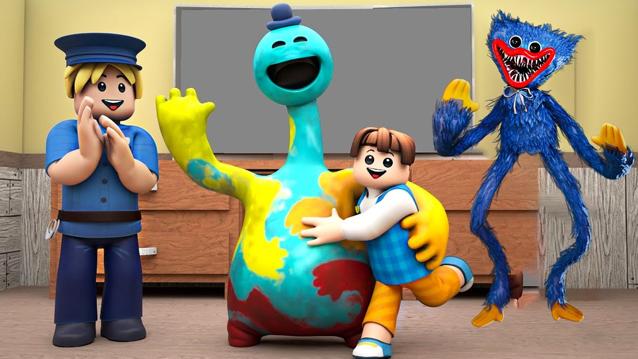 Quân Híp TV Thoát Khỏi Quái Vật Trong Huggy Wuggy Poppy Playtime  Roblox